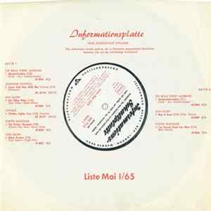 Various - Informationsplatte - Liste Mai I/65 flac