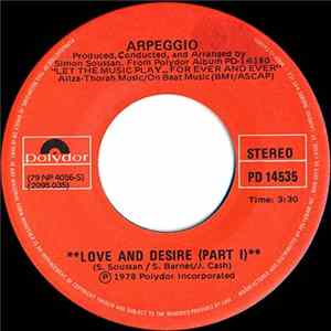 Arpeggio - Love And Desire (Part I) / Love And Desire (Part II) flac