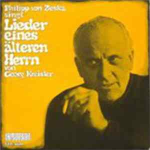 Philipp von Zeska - Lieder Eines Älteren Herrn flac