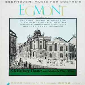 Beethoven, Netania Davrath, Utah Symphony Orchestra, Maurice Abravanel, Walther Reyer - Music for Goethe's Egmont (Complete) flac