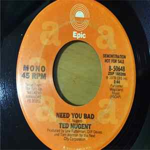 Ted Nugent - Need You Bad flac