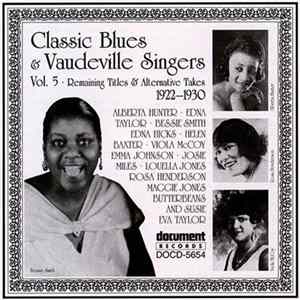 Various - Classic Blues & Vaudeville Singers Vol 5 (1922-1930) flac