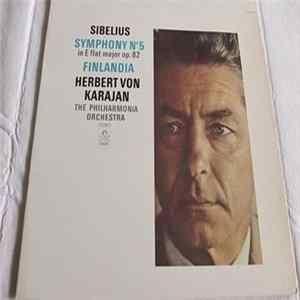 Sibelius - The Philharmonia Orchestra, Karajan - Symphony No. 5 In E Flat Major Op. 82 / Finlandia flac