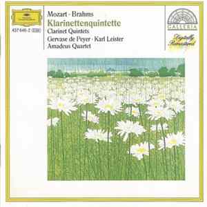 Wolfgang Amadeus Mozart, Johannes Brahms - Klarinettenquintette flac