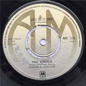 Paul Kendrick - Let's Do It Now / Teenage Smash flac