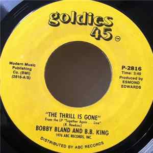 Bobby Bland And B.B. King - The Thrill Is Gone / Slow And Easy flac