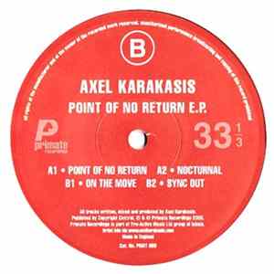 Axel Karakasis - Point Of No Return E.P. flac