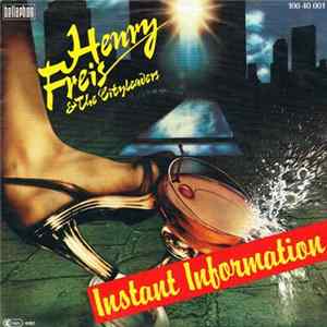 Henry Freis & The Cityleaders - Instant Information flac