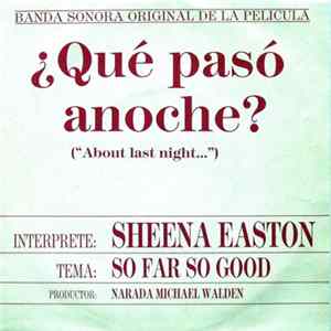 Sheena Easton - ¿Qué Pasó Anoche? So Far So Good flac