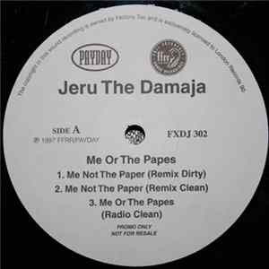 Jeru The Damaja - Me Or The Papes flac
