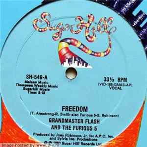 Grandmaster Flash & The Furious Five - Freedom / Supperappin' flac
