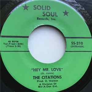 The Citations - Hey Mr. Love / Two For The Road flac