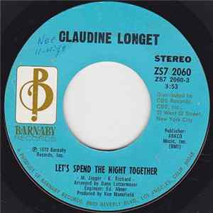 Claudine Longet - Let's Spend The Night Together / Wake Up To Me Gentle flac