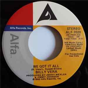 Billy Vera - We Got It All flac