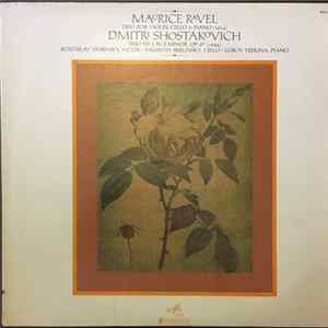 Maurice Ravel, Dmitri Shostakovich, Rostislav Dubinsky, Valentin Berlinsky, Lubov Yedlina - Trio For Violin, Cello & Piano (1914); Trio No. 2 in E Minor, Op. 67 (1944) flac
