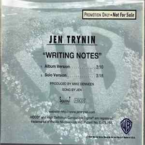 Jennifer Trynin - Writing Notes flac