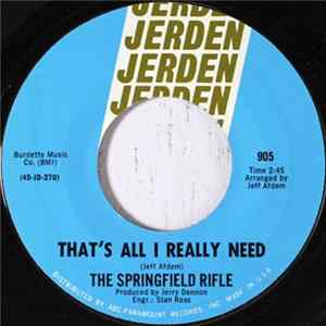 The Springfield Rifle - That's All I Really Need flac