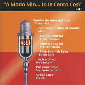 Various - A Modo Mio... Io La Canto Così Vol.1 flac
