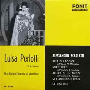 Luisa Perlotti Al Pianoforte M.o Giorgio Favaretto - Aria Di Laodice flac