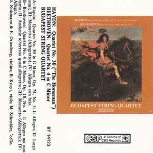 Hayden, Beethoven, Budapest String Quartet - Hayden Quartet No. 30 ("The Horseman"), Beethoven Quartet No. 4 In C Minor flac