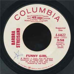 Barbra Streisand - Funny Girl / I'd Rather Be Blue Over You (Than Happy With Somebody Else) flac