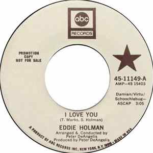 Eddie Holman - I Love You / I Surrender flac