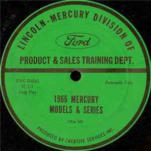 Unknown Artist - 1966 Mercury Models & Series flac