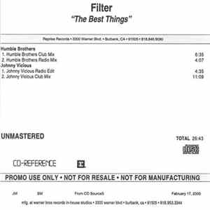 Filter - The Best Things flac