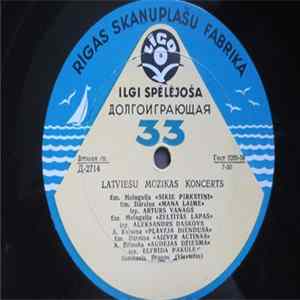 Various - Latviešu Mūzikas Koncerts flac