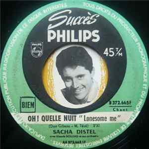 Sacha Distel Avec Claude Bolling Et Son Orchestre - Oh ! Quelle Nuit "Lonesome Me" flac