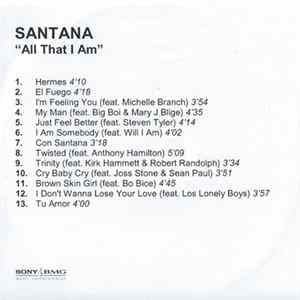 Santana - All That I Am flac
