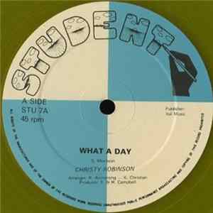 Christy Robinson - What A Day / Where Is My Man flac