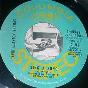 David Clayton Thomas - Sing A Song flac