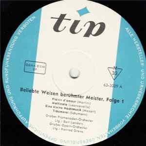 Unknown Artist - Beliebte Weisen Berühmter Meister, Folge 1 flac