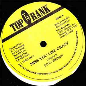 Foxy Brown / Terry Ganzi - Miss You Like Crazy / More Vibes flac