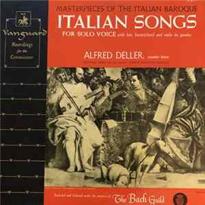 Alfred Deller, Desmond Dupre, George Malcolm - Italian Songs flac