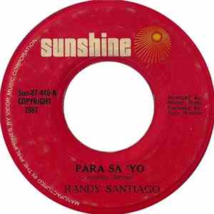 Randy Santiago - Para Sa 'Yo flac