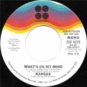 Kansas - What's On My Mind flac