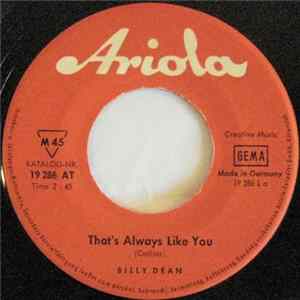 Billy Dean - That's Always Like You flac