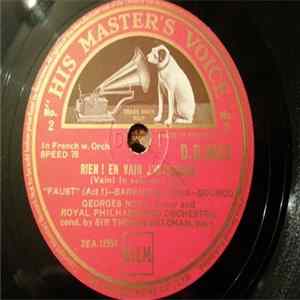 Royal Philharmonic Orchestra Cond. By Sir Thomas Beecham, Bart. - Faust flac