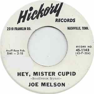Joe Melson - Hey, Mister Cupid flac
