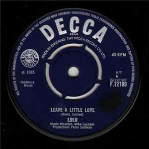 Lulu - Leave A Little Love flac
