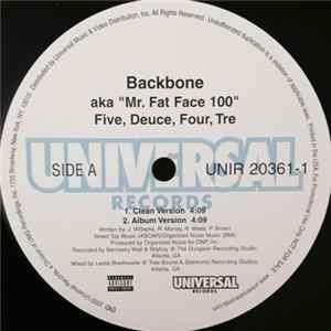 Backbone AKA "Mr. Fat Face 100" - Five, Deuce, Four, Tre flac