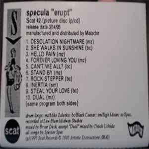 Specula - Erupt flac