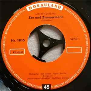 Albert Lortzing / Wolfgang Amadeus Mozart - Zar Und Zimmermann / Die Hochzeit Des Figaro flac