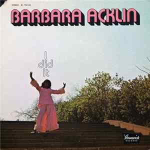 Barbara Acklin - I Did It flac