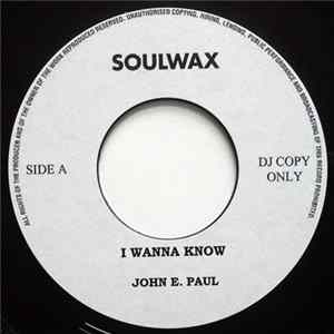 John E. Paul / R.L. Burnside - I Wanna Know / It's Bad You Know flac