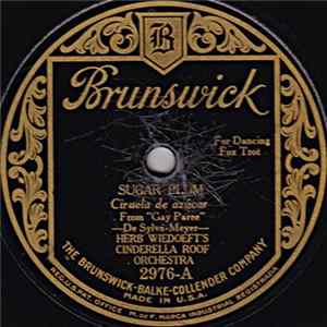 Herb Wiedoeft's Cinderella Roof Orchestra - Sugar Plum / Promenade Walk flac