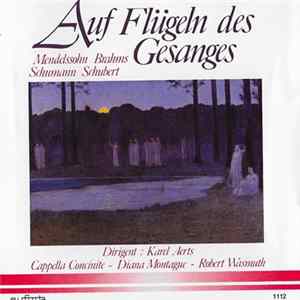 Mendelssohn, Schumann, Brahms, Schubert — Dirigent : Karel Aerts - Cappella Concinite - Diana Montague - Robert Wasmuth - Auf Flügeln Des Gesanges flac