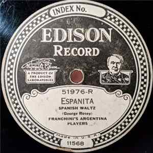 Franchini's Argentina Players - Espanita / Faust Waltz flac